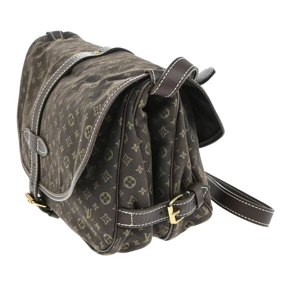 LOUIS VUITTON Saumur 30 Shoulder Bag Monogram Mini Lin Canvas BN M95227 73FB911 - Picture 4 of 16